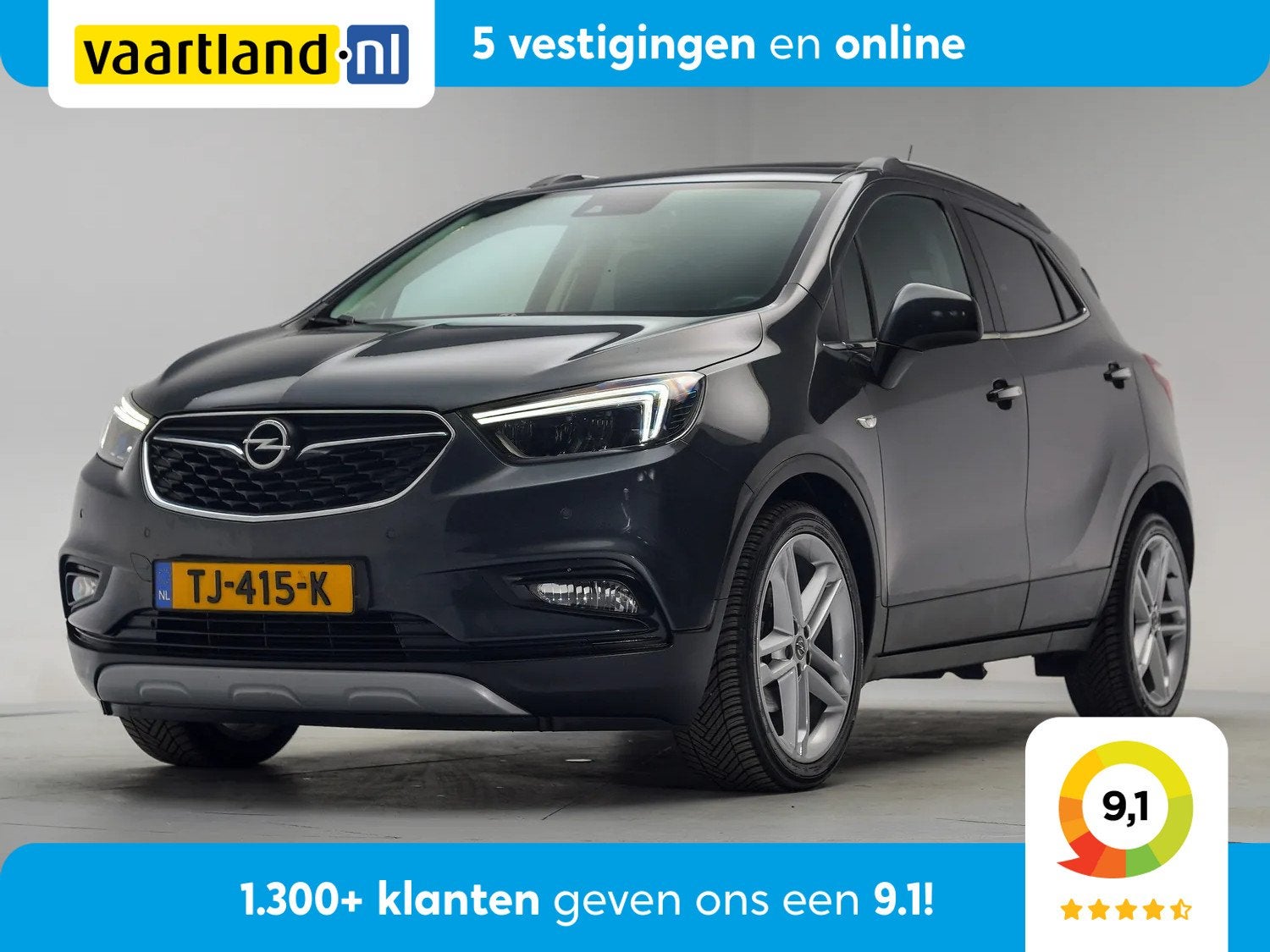 Opel Mokka 1.4 Turbo Innovation Aut. [ Schuifdak Camera Lede, Automaat, 15 km/l, Gebruikt, Leder