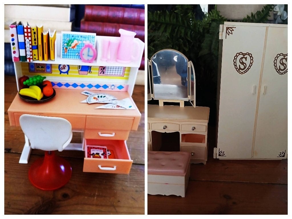 Vintage meubels Barbie Sindy jaren '60-'70 prijs per set, Verzamelen, Ophalen of Verzenden, Gebruikt