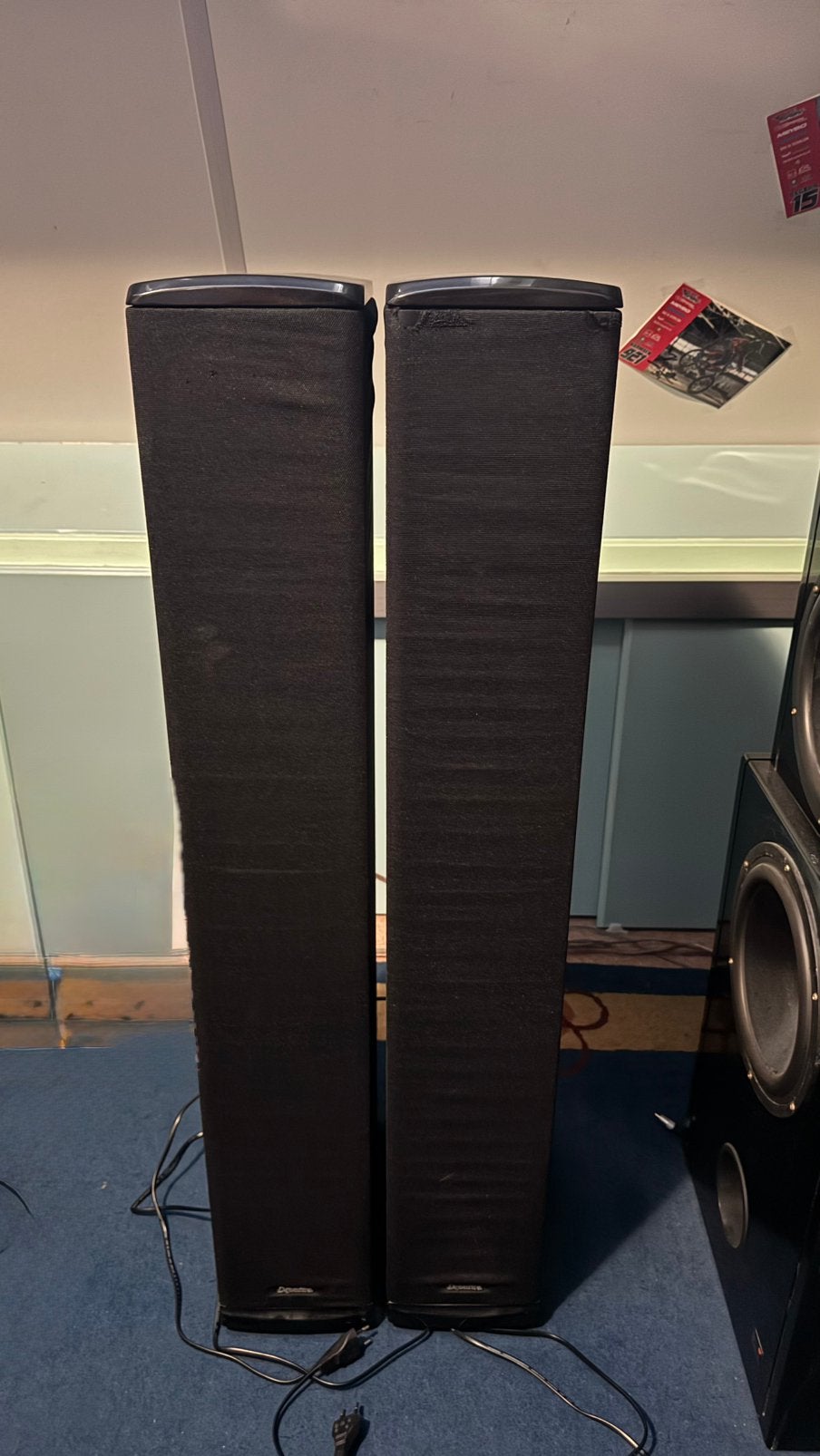 Defintive technology bp7004 zo goed als nieuw, Vloerstaande luidspreker, Zo goed als nieuw, Geschikt voor surround/home cinema