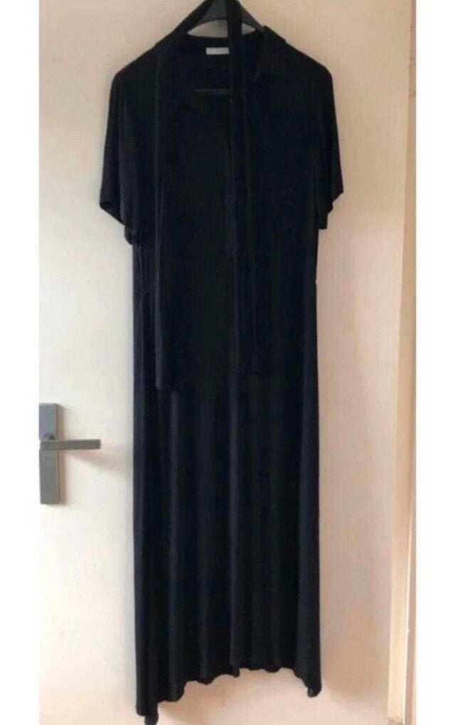 Lange zwarte jurk.  By Bar, Kleding | Dames, Zwart, Ophalen of Verzenden, Maat 36 (S), Gedragen