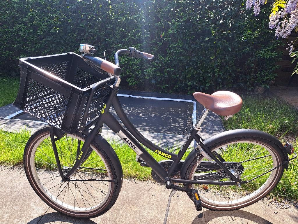 24 inch Aldo Cargo bike, black, Fietsen en Brommers, Terugtraprem, Versnellingen, Ophalen, Overige merken