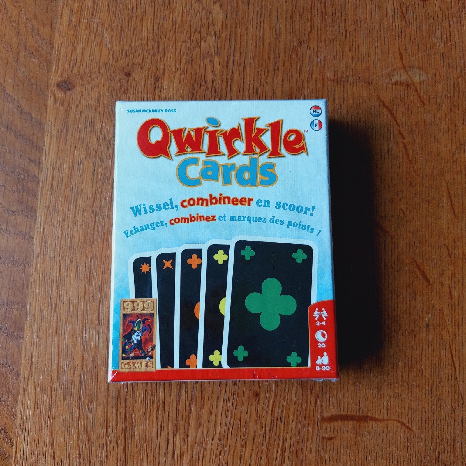 Qwirkle Cards - Nieuw in verpakking, Drie of vier spelers, Ophalen of Verzenden, Nieuw, 999 Games