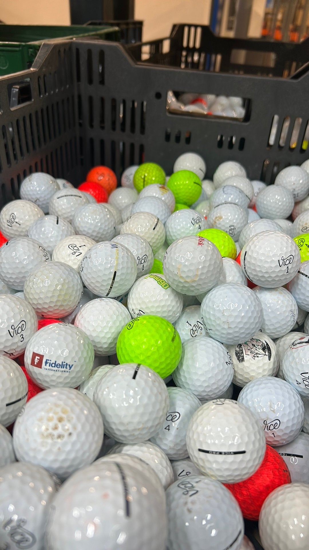 50 Vice Pro Golfballen, Ophalen of Verzenden, Zo goed als nieuw, Bal(len)