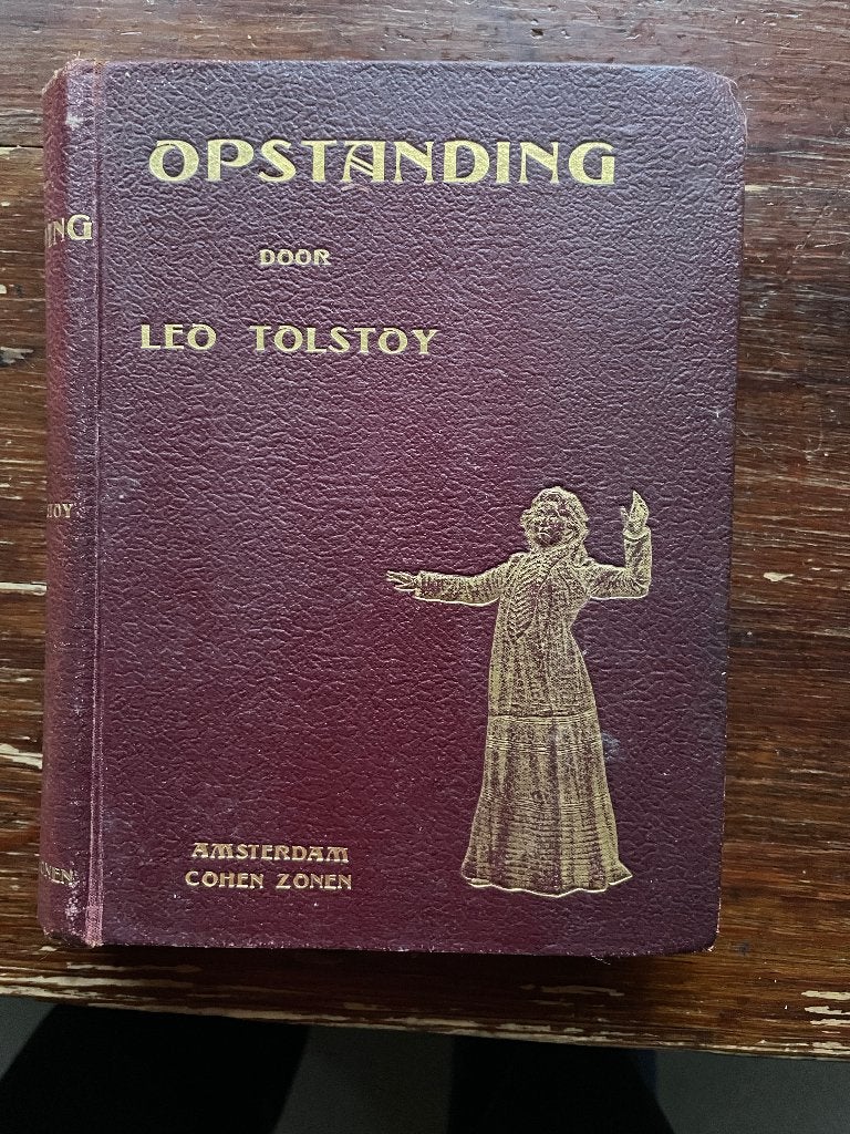 Leo Tolstoy Tolstoj Opstanding (1908) derde herziene uitgave, Boeken, Literatuur, Gelezen, Europa overig, Leo Tolstoj, Ophalen of Verzenden