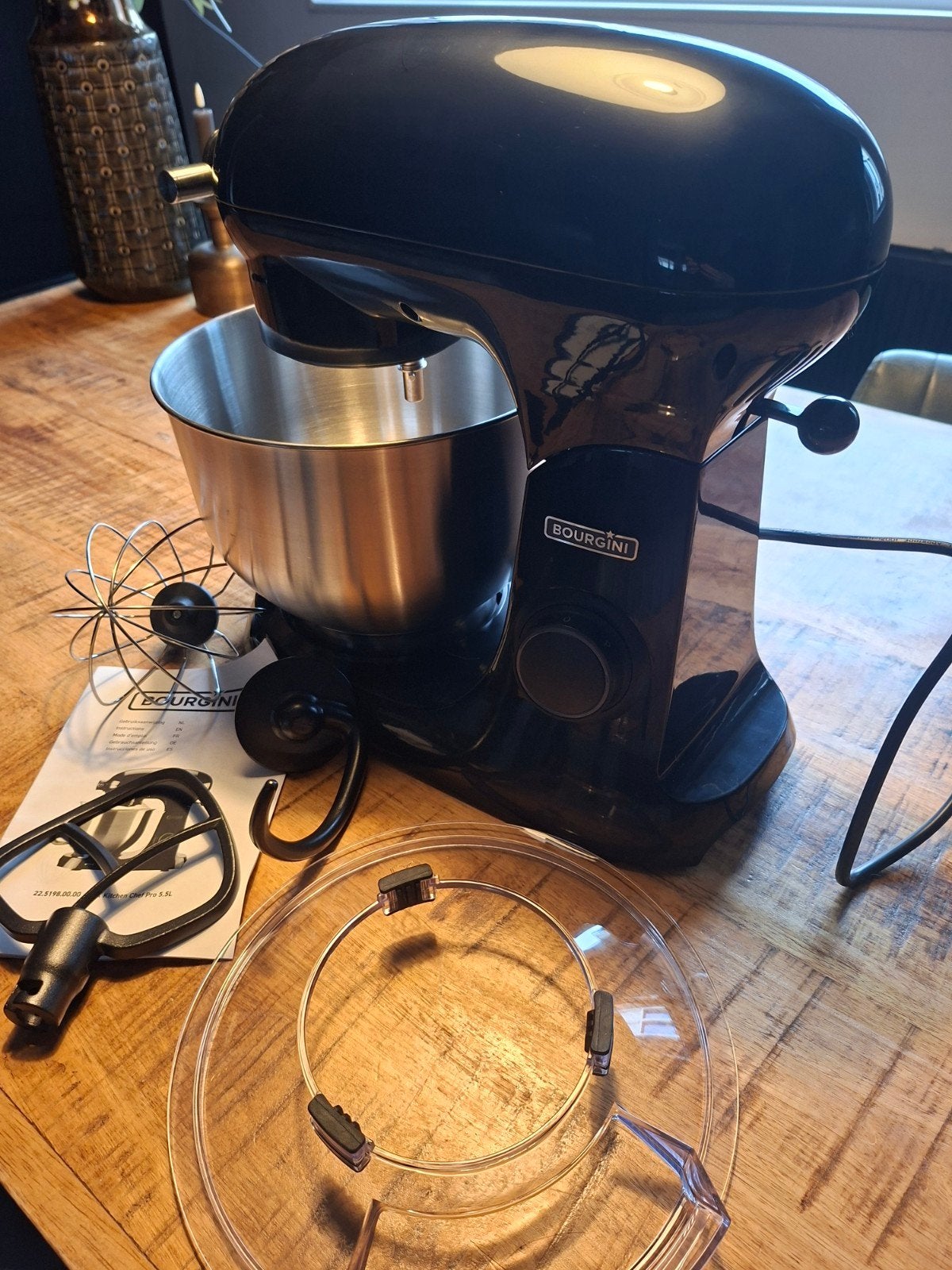 Bourgini Keukenmachine, 4 liter of meer, Ophalen of Verzenden, Nieuw, 3 snelheden of meer