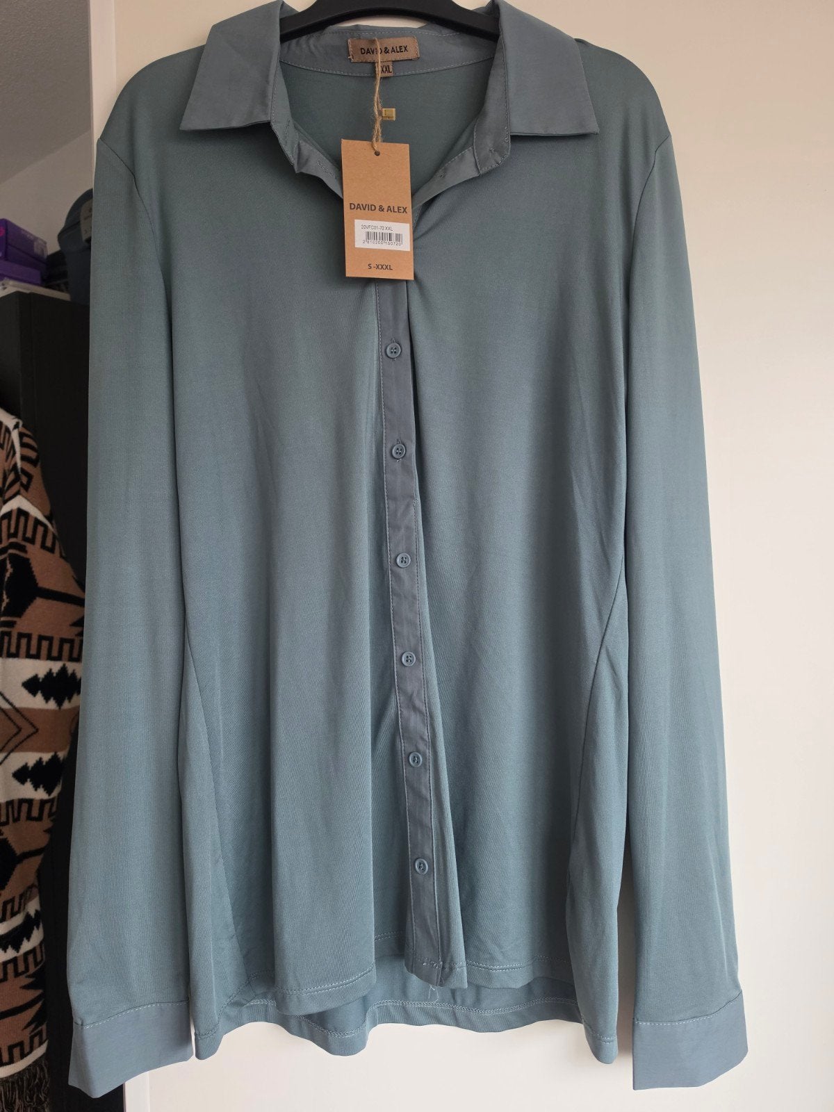 NIEUW Mooie Groene Blouse van David en Alex Maat L, Maat 38/40 (M), Nieuw, Ophalen of Verzenden, David & Alex