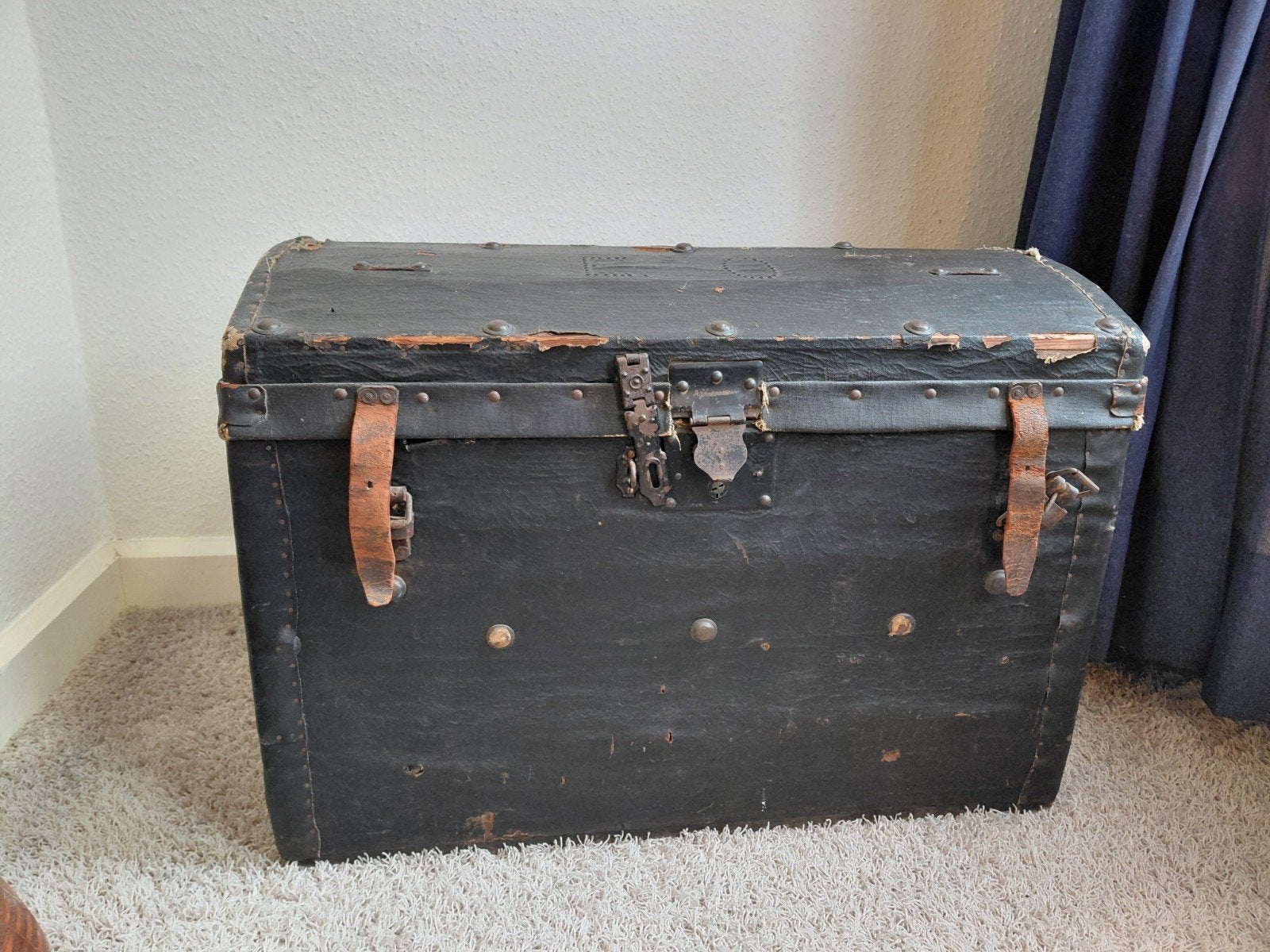 Vintage houten kist, Ophalen, Gebruikt, 50 tot 100 cm, Minder dan 50 cm
