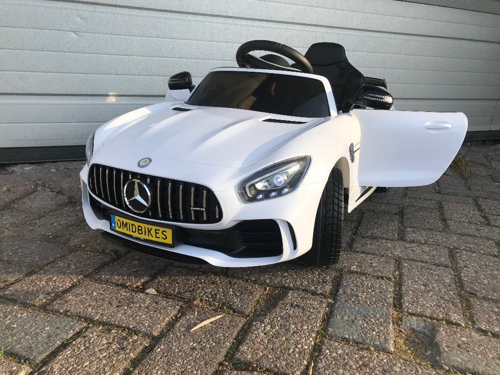 Mercedes GT-R AMG zwart 12V Afstandsbediening, MP3, AUX NIEU, Ophalen of Verzenden, Nieuw