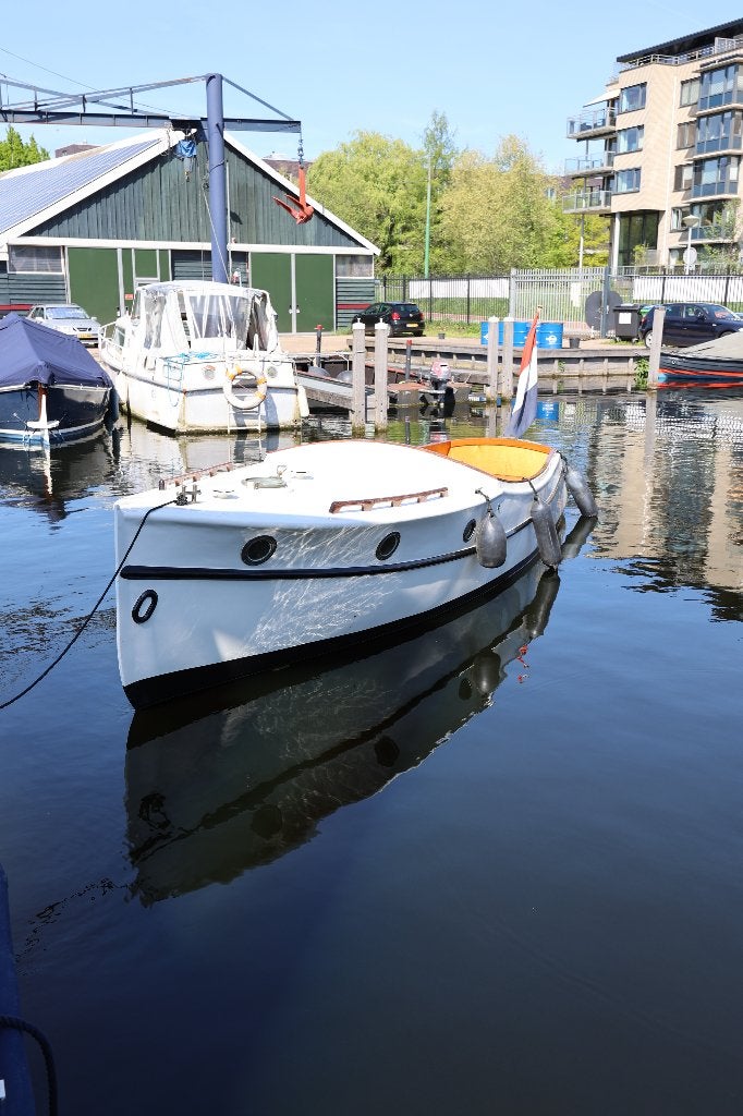 Antieke Bakdekker staal, Watersport en Boten, Gebruikt, Afdekzeil, Binnenboordmotor, Benzine