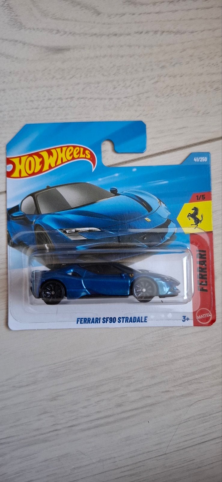 Hot Wheels Ferrari SF90 Stradale Blauw Nieuw, Ophalen of Verzenden, Nieuw