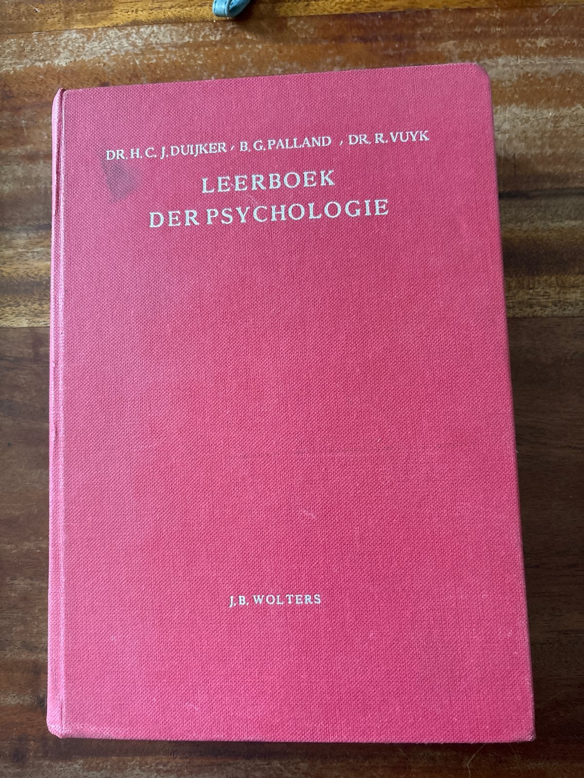 Leerboek der Psychologie - Dr. Duijker, Palland, Vuyk, Ophalen of Verzenden, Gelezen, Overige onderwerpen