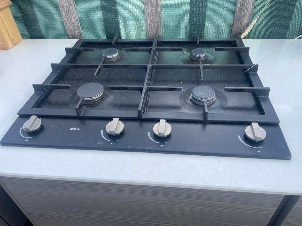 ATAG Gasfornuis, Witgoed en Apparatuur, Ophalen, Gebruikt, 4 kookzones, Inbouw