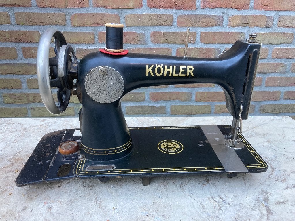 Oude Köhler naaimachine, Antiek en Kunst, Antiek | Naaimachines, Ophalen