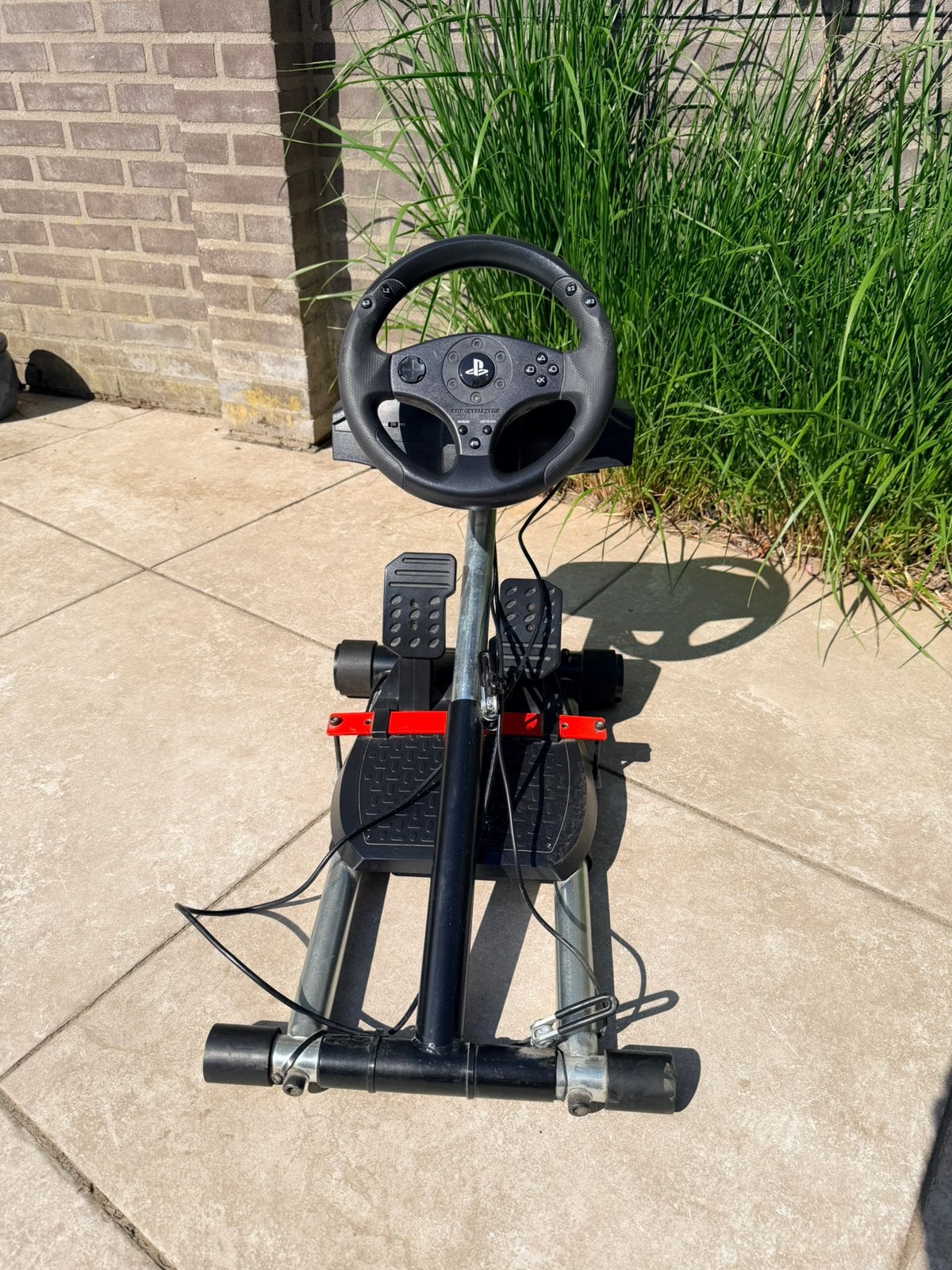 Thrustmaster T80 racestuur met Wheel Stand Pro standaard, Ophalen of Verzenden, Zo goed als nieuw, PlayStation 1
