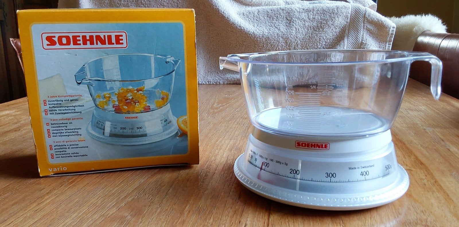Soehnle Keukenweegschaal Vario met kom - Analoog, Ophalen, Minder dan 10 kg, Keukenweegschaal, Nieuw
