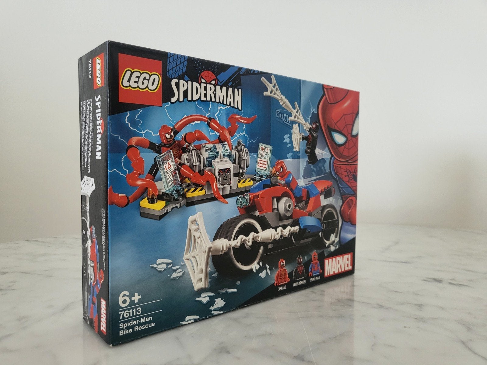 LEGO Spider-Man: Spider-Man Bike Rescue 76113, Ophalen of Verzenden, Nieuw, Complete set, Lego