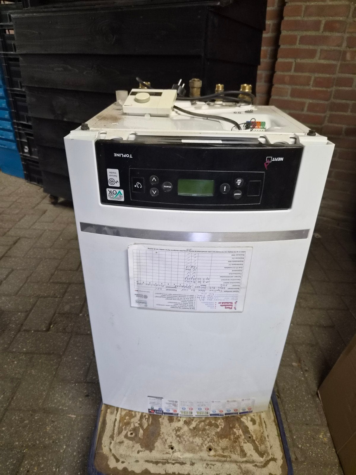 Nefit Topline Compact HRC 30CW5 CV-ketel uit 2012, Ophalen, 30 tot 80 cm, Gebruikt, Cv-ketel of Combi-ketel