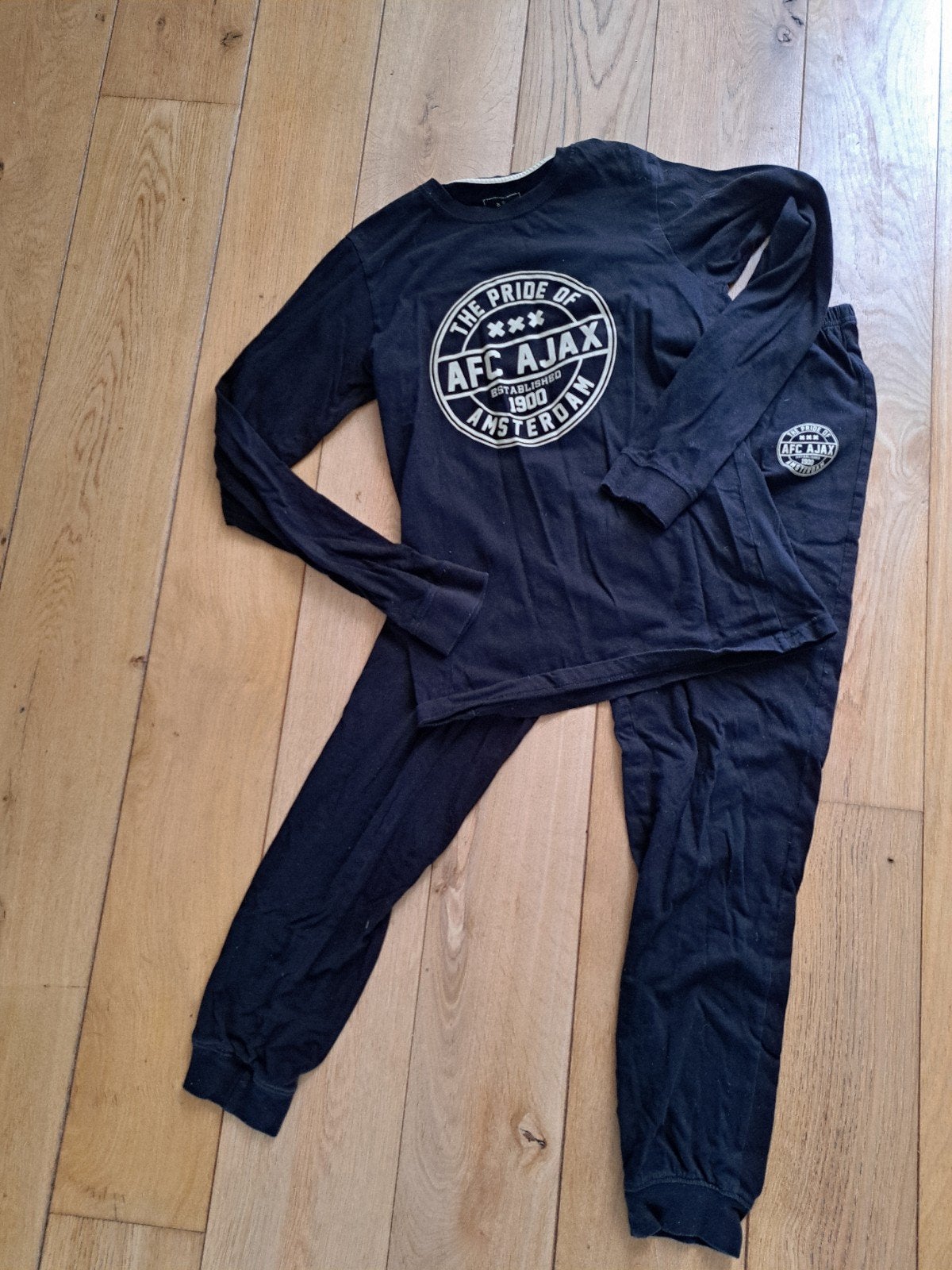AFC Ajax Pyjama Set - Maat 176, Ophalen of Verzenden, Gebruikt, AFC Ajax, Jongen of Meisje