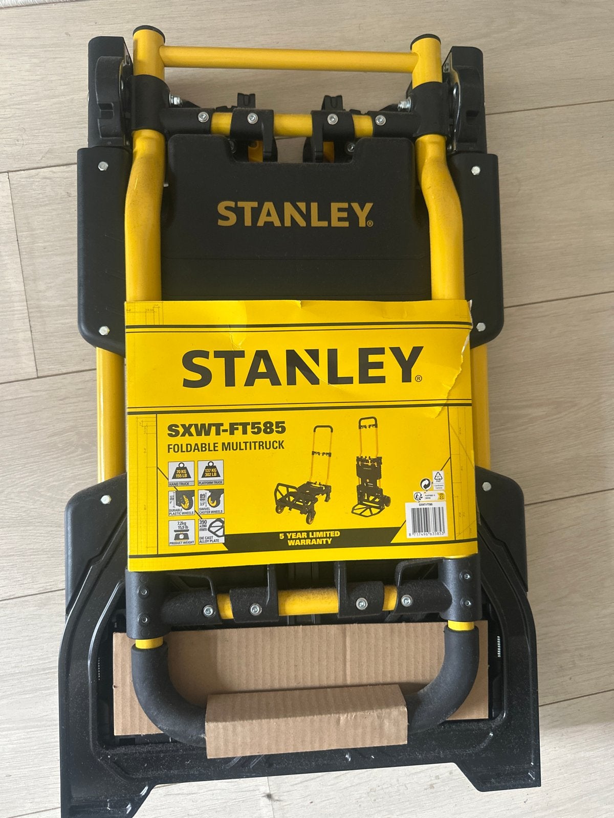 Nieuwe Stanley SXWT-FT585 2-in-1 opvouwbare multitruck, Ophalen of Verzenden, Nieuw, Steekwagen