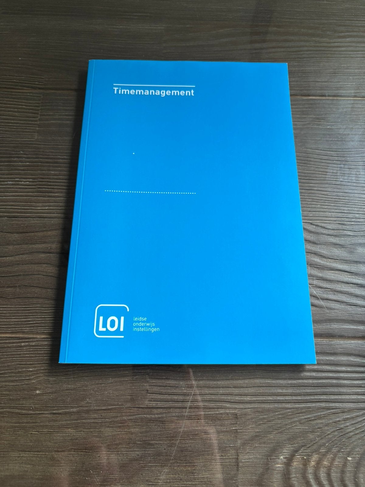 Studieboek over timemanagement - LOI | Nieuw, Boeken, Ophalen of Verzenden, Beta, Nieuw, HBO