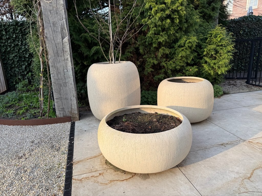 Domani MELIDES Pot - Small Ø84 h65cm - TMEPL65CE, Ophalen, Overige materialen, 40 cm of meer, Rond
