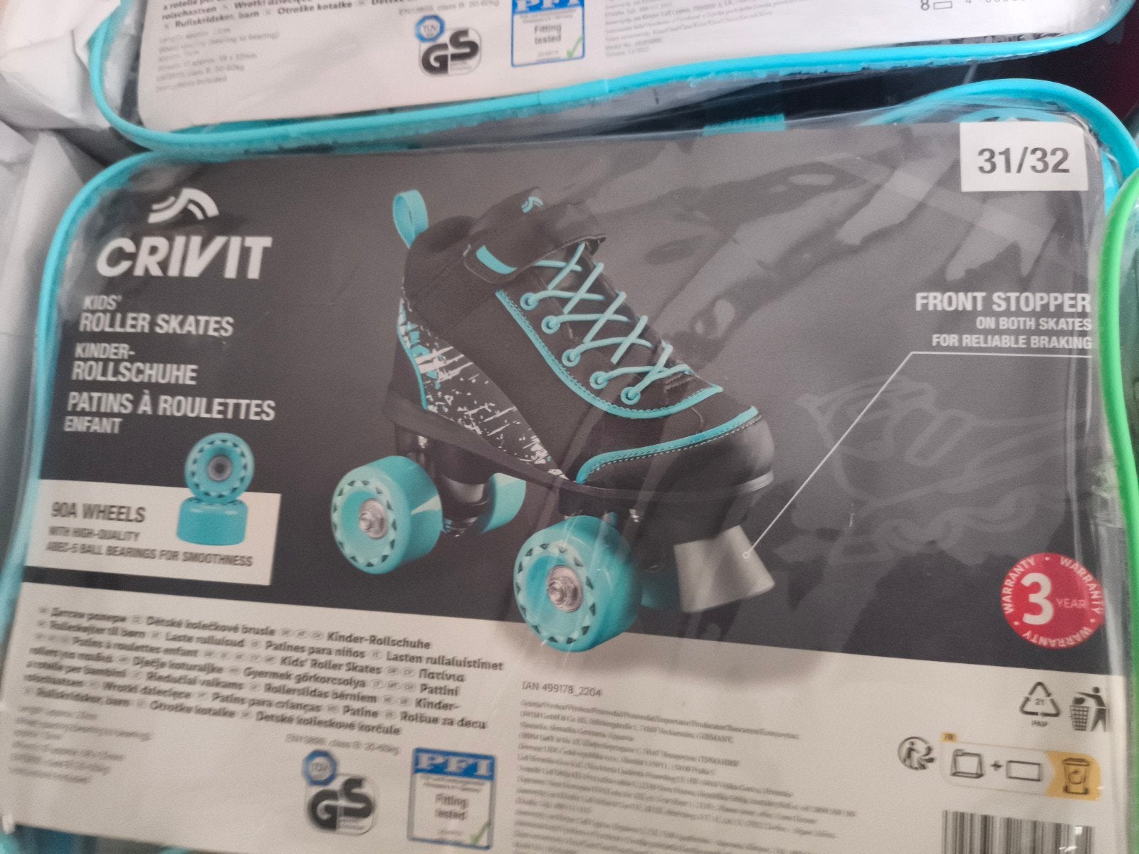 Crivit Kids Roller Skates - Maat 31/32, Ophalen, Nieuw, Kinderen