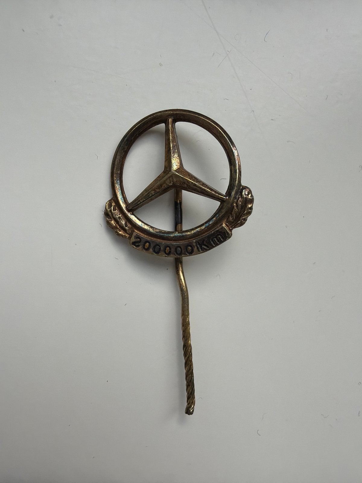 Vintage Mercedes-Benz 200.000 KM speld, Ophalen of Verzenden, Gebruikt