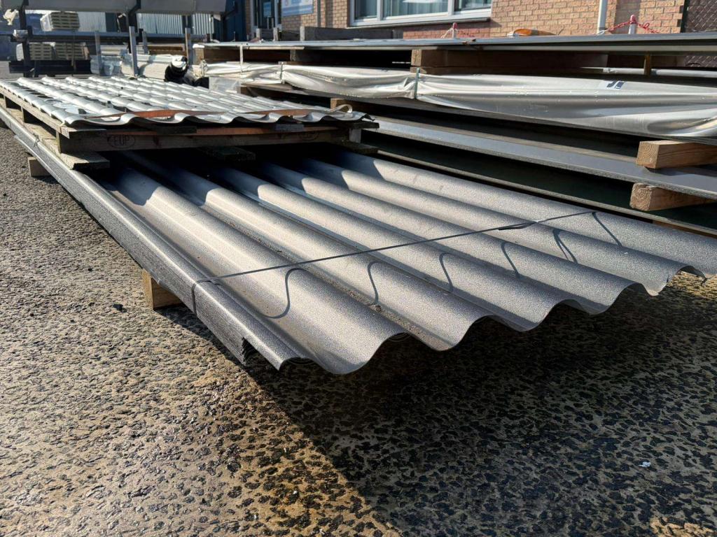 Ongeïsoleerde golfplaten mat zwart - L: 7400mm - € 5,00/m2, Zwart, Nieuw, Ophalen of Verzenden, Joris Ide