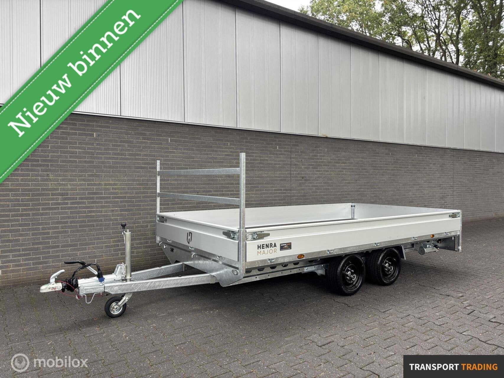 Henra PL 401x202 cm plateauwagen 2700 KG NIEUW!, Auto diversen, Transport Trading, Nieuw, Info@transporttrading.nl, De Grift 15