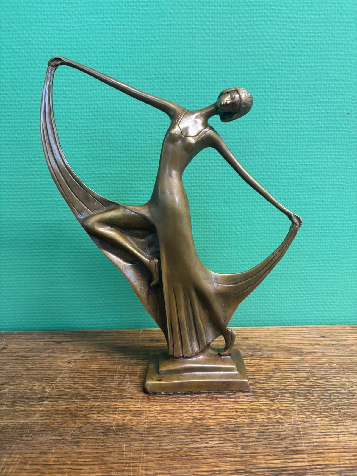 Antieke bronzen danseres, Ophalen of Verzenden