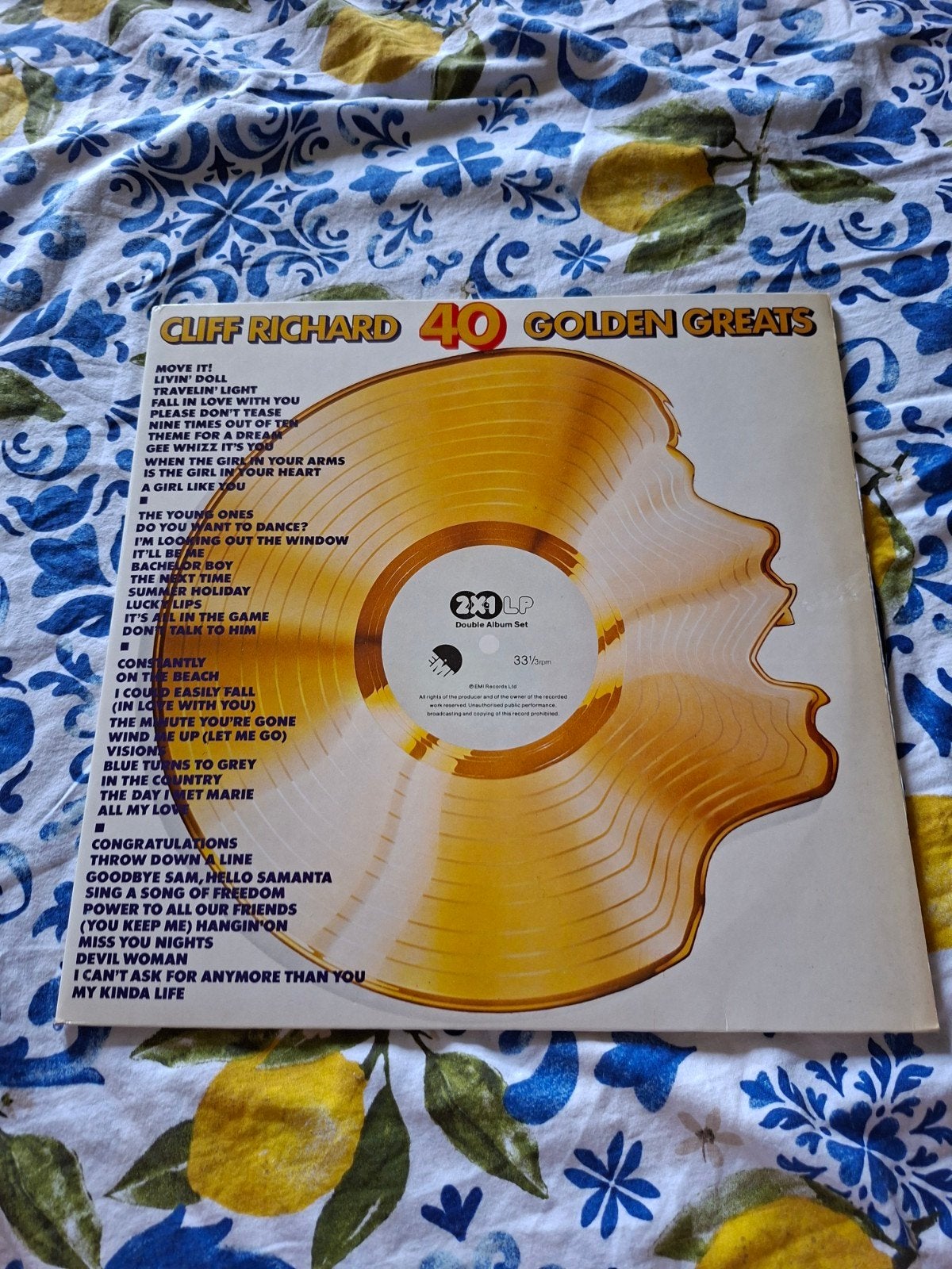 Cliff Richard - 40 Golden Greats Dubbel-LP, Gebruikt, Pop, Ophalen of Verzenden, Dubbel-LP
