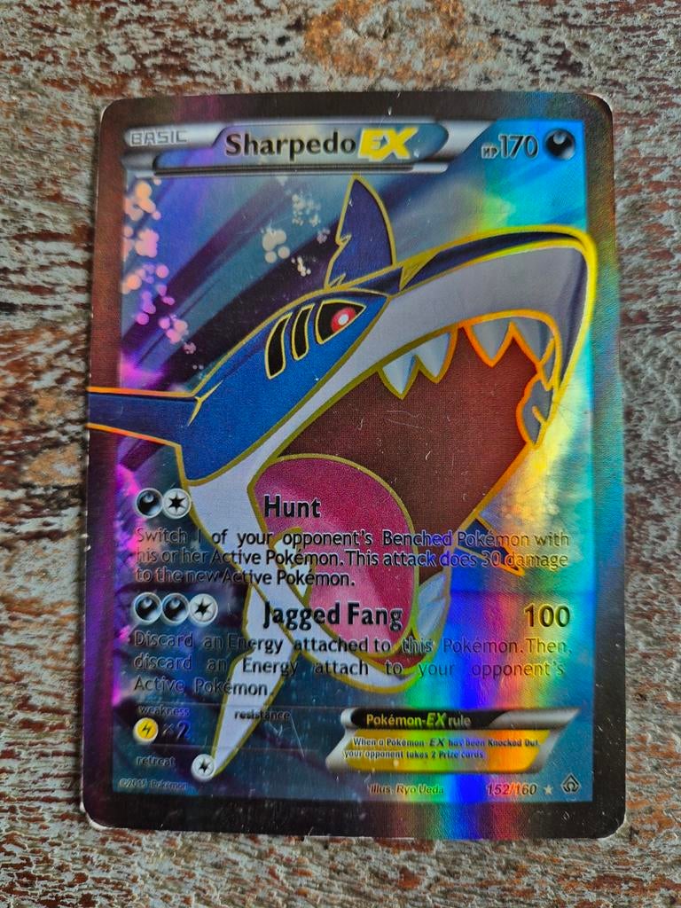 Pokémon kaart Sharpedo EX, Ophalen of Verzenden, Zo goed als nieuw
