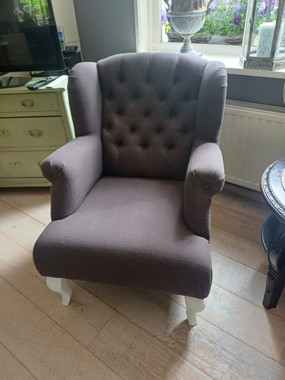 Zo goed als nieuwe fauteuil, Huis en Inrichting, Klassiek, 75 tot 100 cm, Ophalen of Verzenden, Zo goed als nieuw