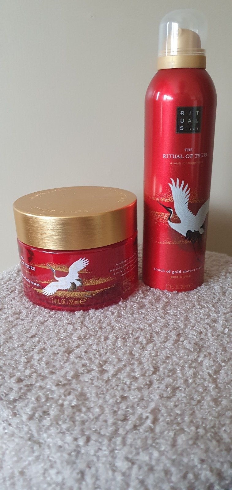 NIEUW RITUALS OF TSURU bodycream/ douchefoam LIMITED EDITION, Sieraden, Tassen en Uiterlijk, Ophalen of Verzenden, Nieuw, Bodylotion, Crème of Olie