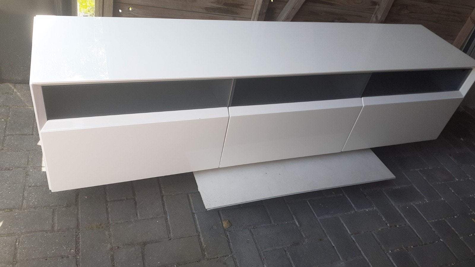 Design Hoogglans Wit TV Meubel  NU €75,00, Ophalen, 25 tot 50 cm, Minder dan 100 cm