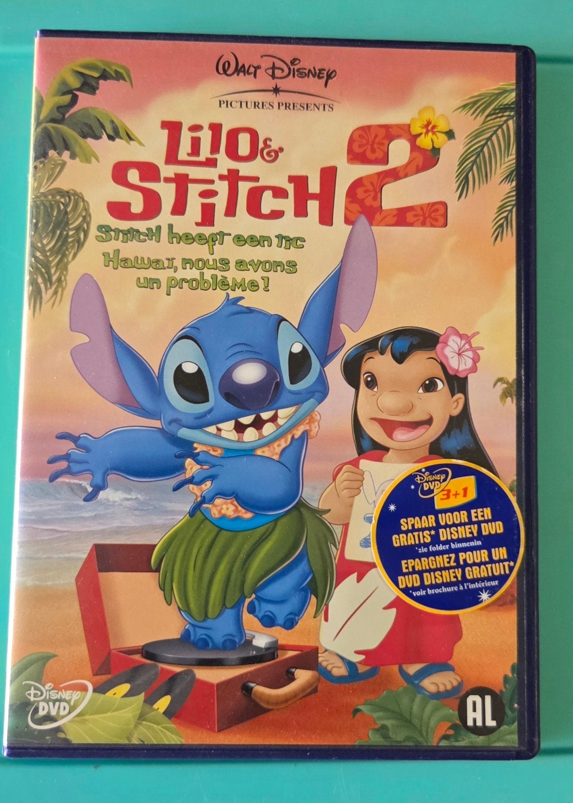 Lilo & Stitch 2: Stitch heeft een tic (Disney DVD), Nederlands, Animatie, Alle leeftijden, Ophalen of Verzenden