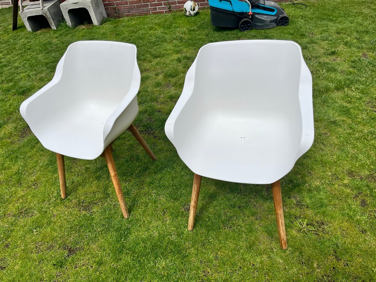 Zgan Hartman Sophie Kuipstoelen - Set van 2, Kunststof, Twee, Wit, Ophalen of Verzenden