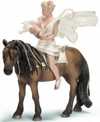 Schleich 70409 Iloris en Leowylin te paard, Verzenden, Zo goed als nieuw