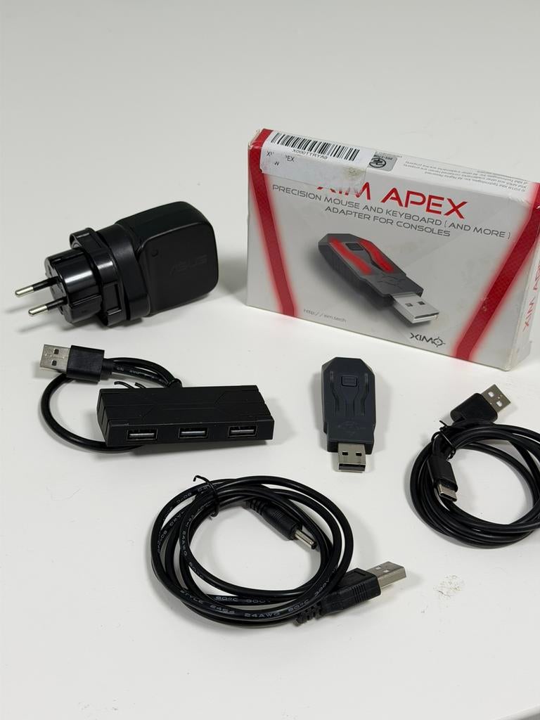 XIM Apex Muis Toetsenbord Adapter PS5 PS4 Xbox Switch PC ect, Spelcomputers en Games, Spelcomputers | Overige Accessoires, Zo goed als nieuw