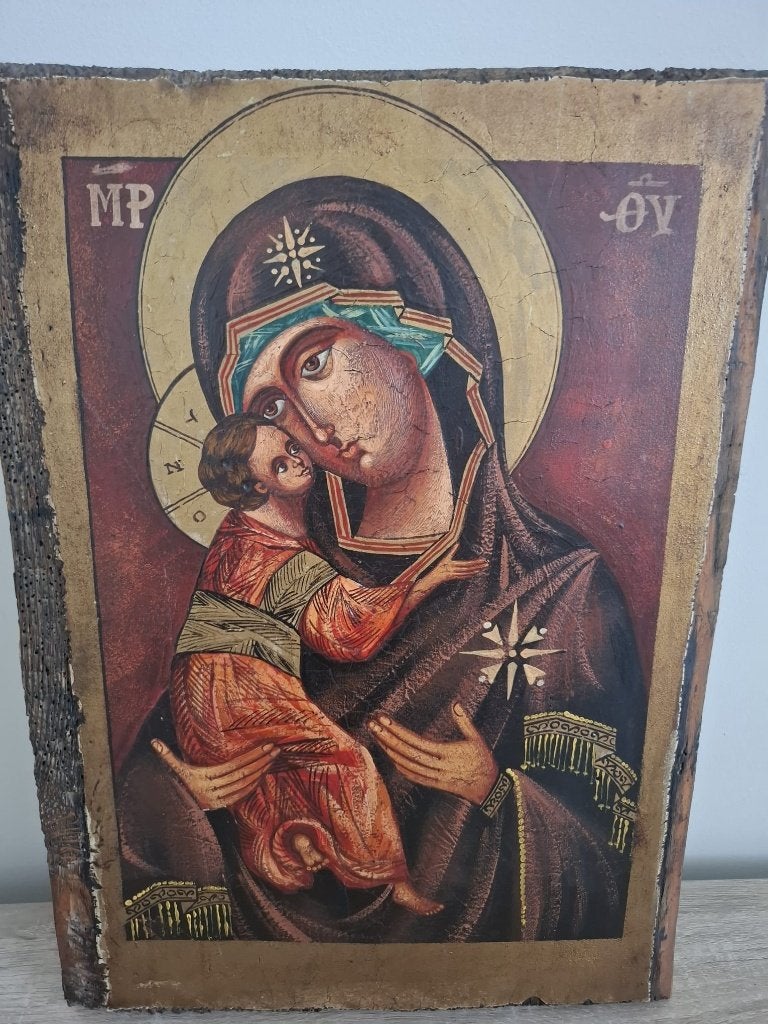 Ikone Maria met Kind, Ophalen