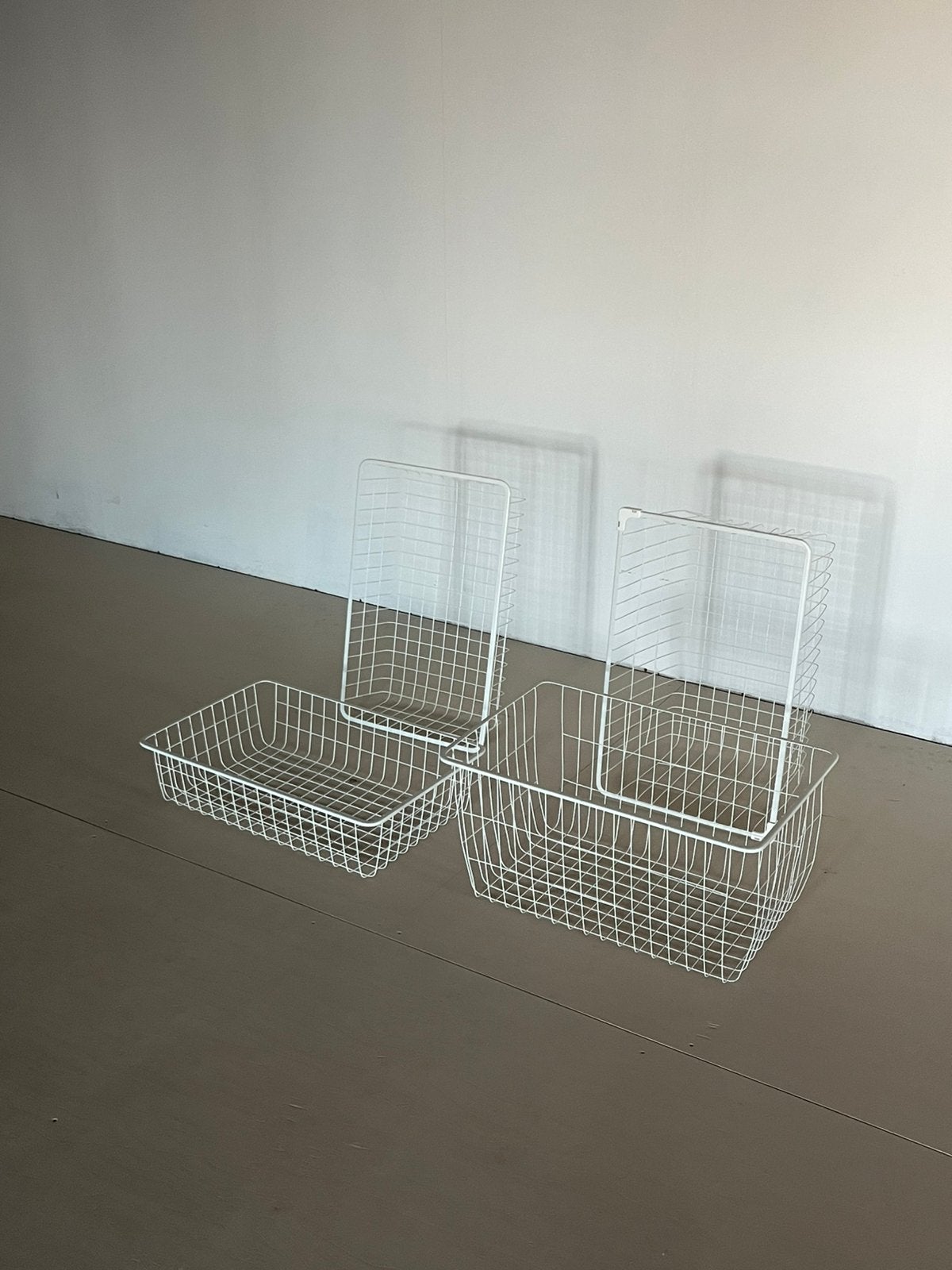 4x Ikea Draadmand Wit, Ophalen, 50 tot 100 cm, Zo goed als nieuw, Minder dan 100 cm