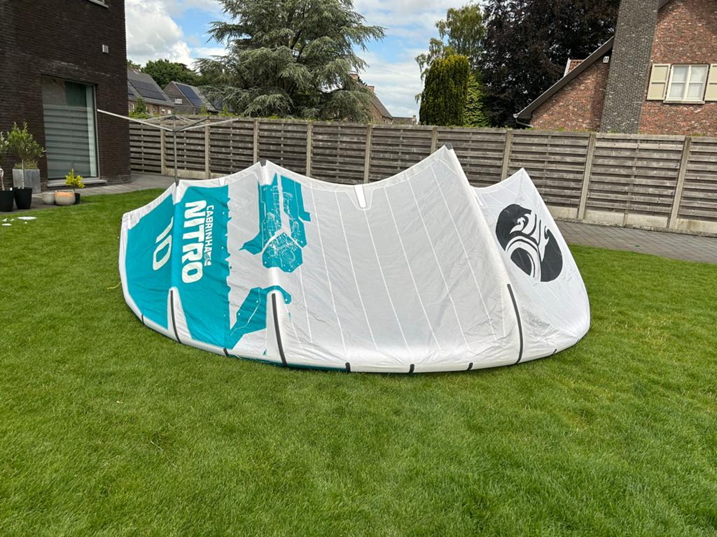 Cabrinha Nitro 10m Kite, 10 m², Geen board, Ophalen of Verzenden, Zo goed als nieuw