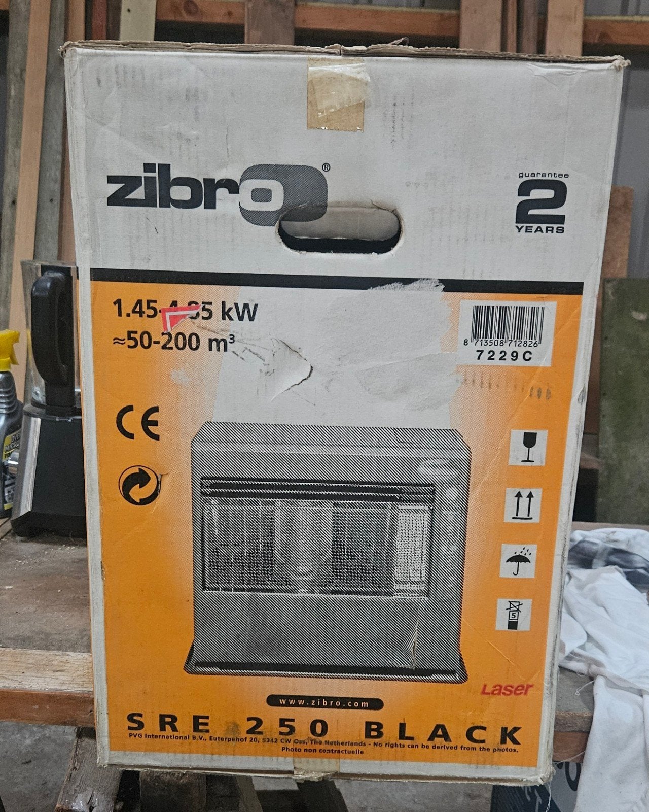 Zibro laser petroleum kachel SRE 250 ( NIEUW), Ophalen, Nieuw, Overige brandstoffen, Petroleumkachel