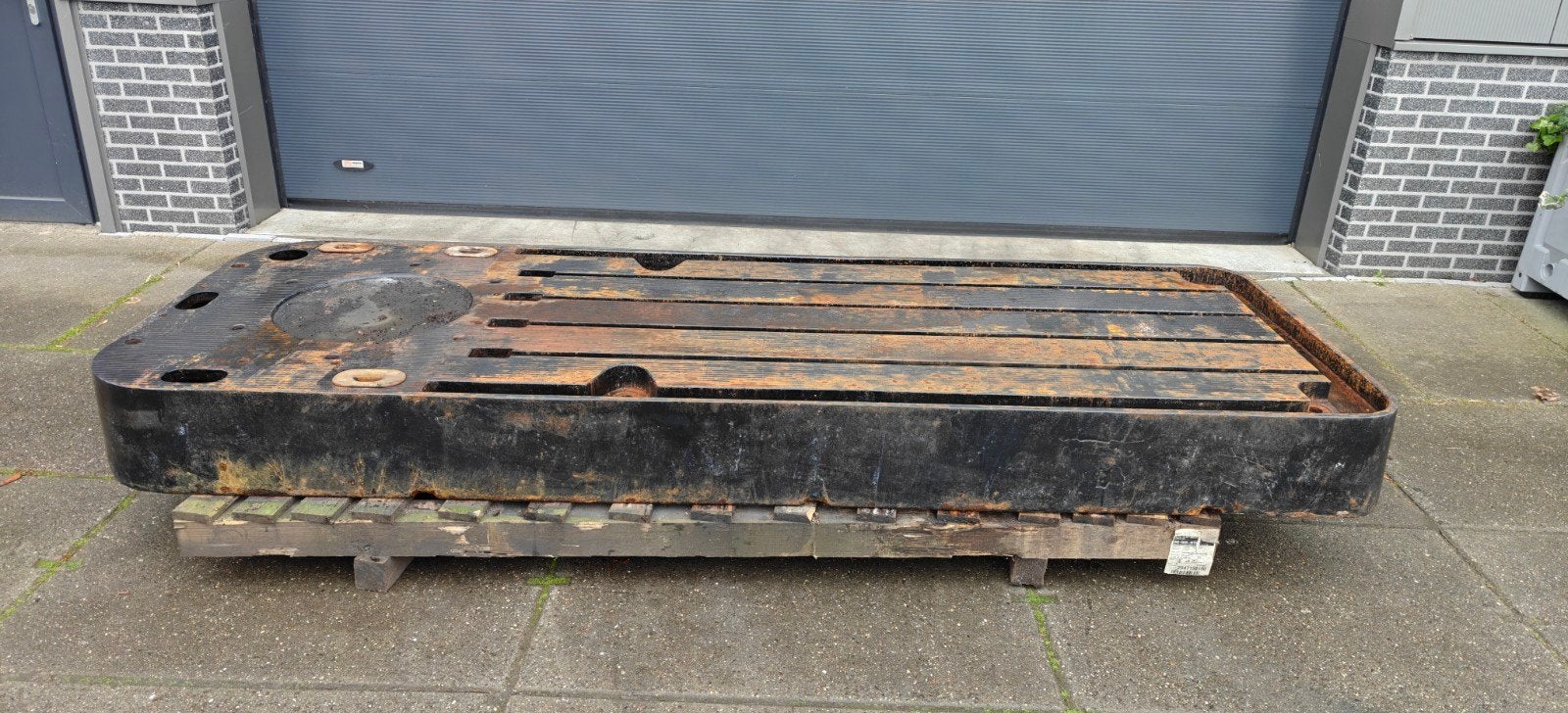 Radiaal boor tafel T-slot 28mm opspantafel lastafel, Ophalen