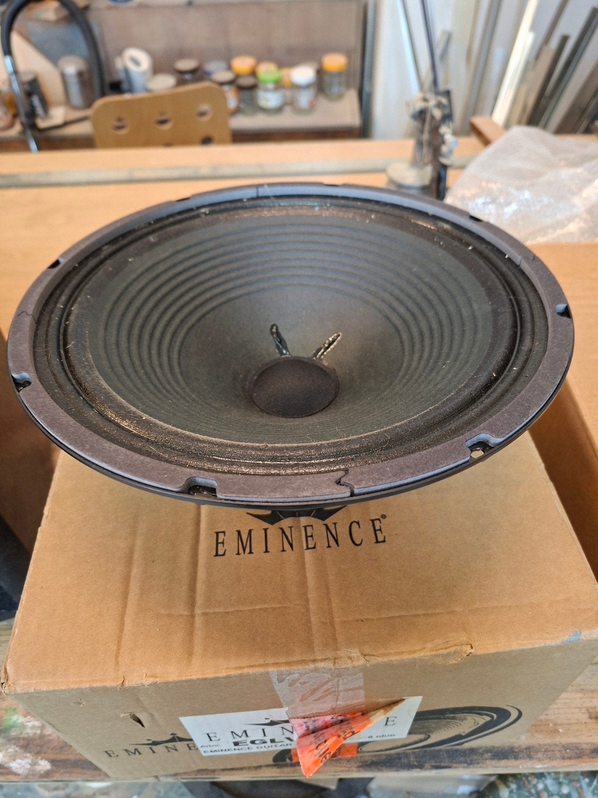 Eminence 12" speaker, Ophalen of Verzenden, 120 watt of meer, Front, Rear of Stereo speakers, Overige merken