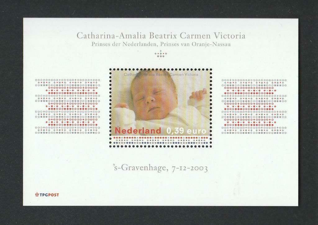 Nvph 2243 Blok Geboorte van Prinses Amalia 2003 Postfris, Ophalen, Postfris