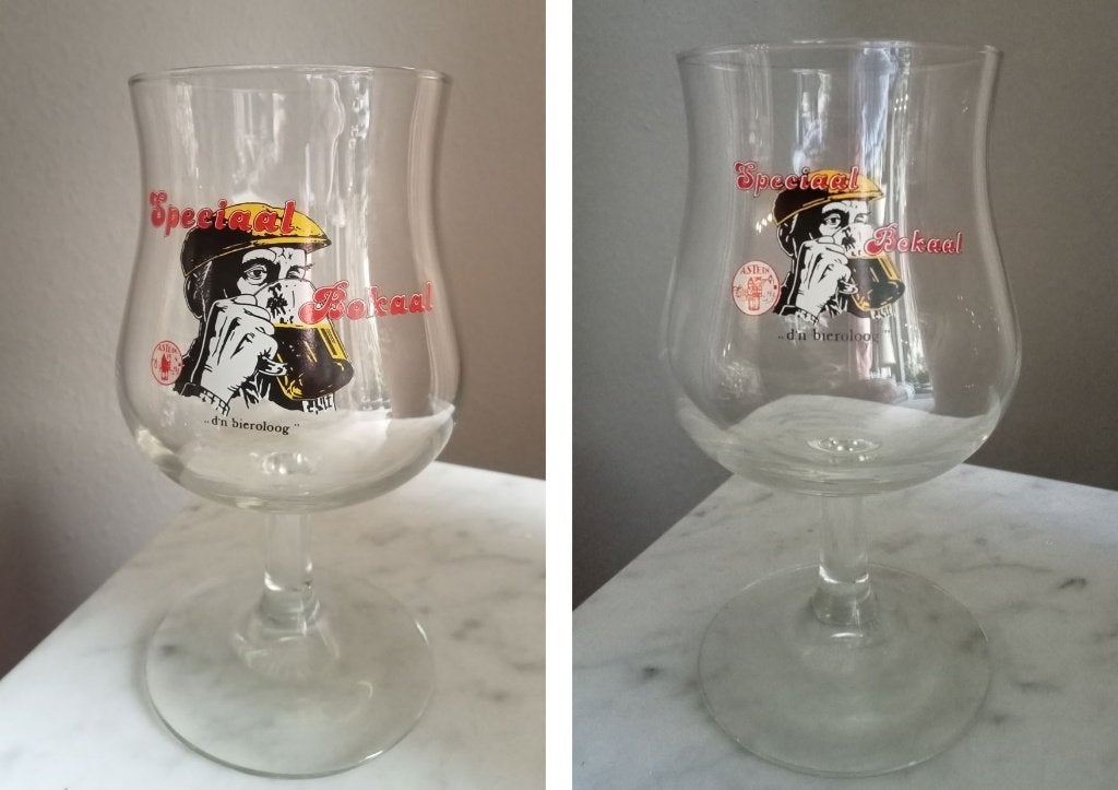 2 bier bokalen d'n bieroloog, Ophalen of Verzenden, Zo goed als nieuw, Overige merken