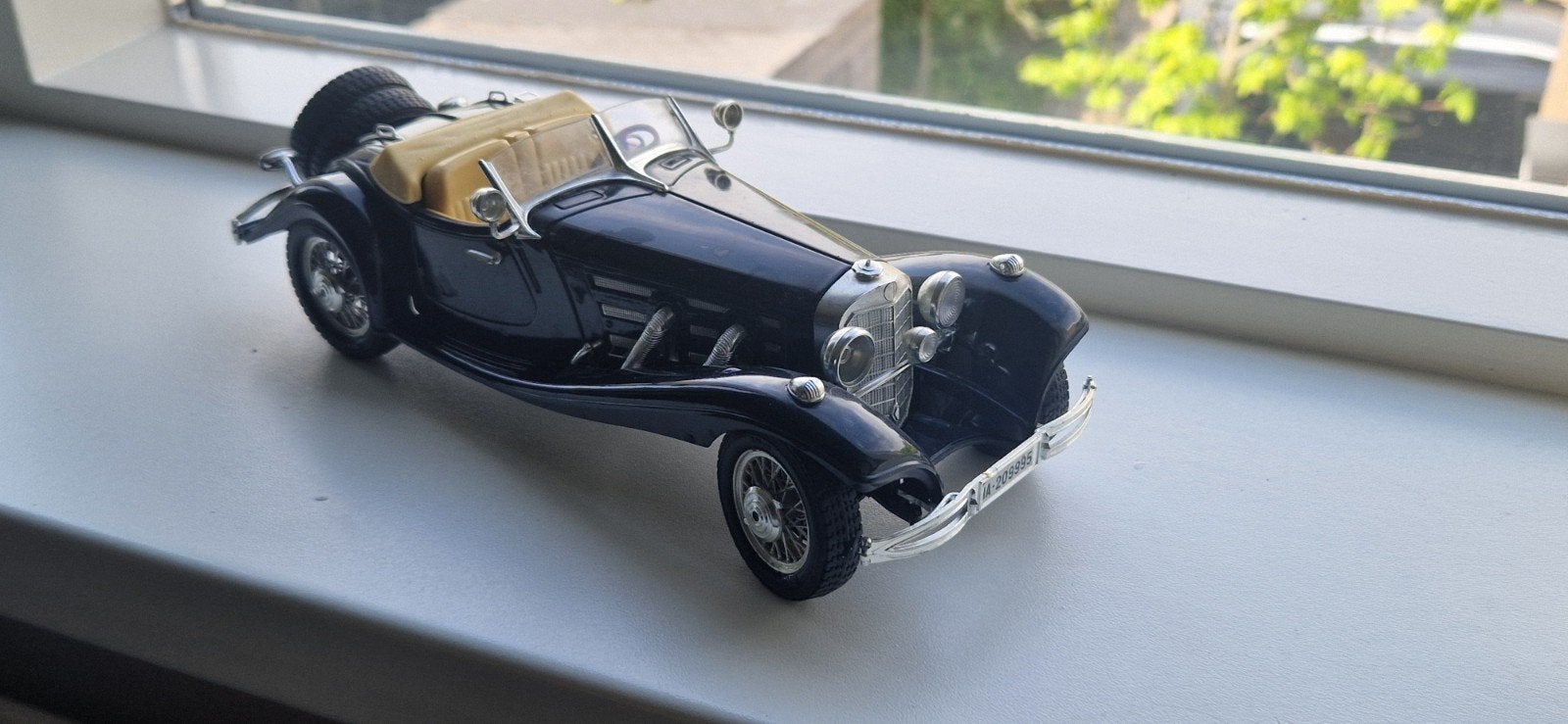 Mercedes benz 500k roadster 1:20, Ophalen of Verzenden, Zo goed als nieuw, Bburago