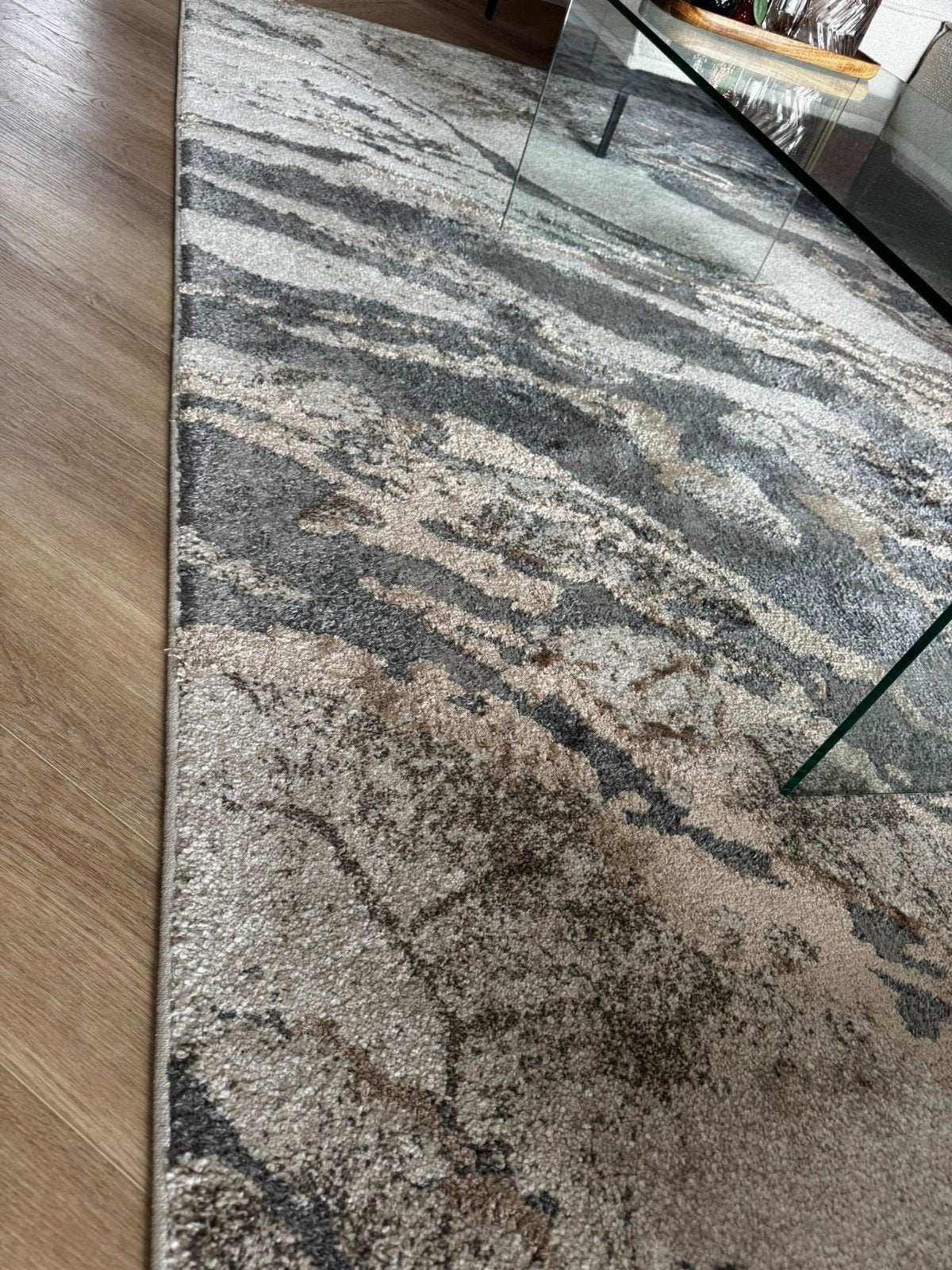 Vloerkleed Darwin 200x290cm - Zo goed als nieuw, Grijs, 200 cm of meer, Ophalen of Verzenden, Zo goed als nieuw