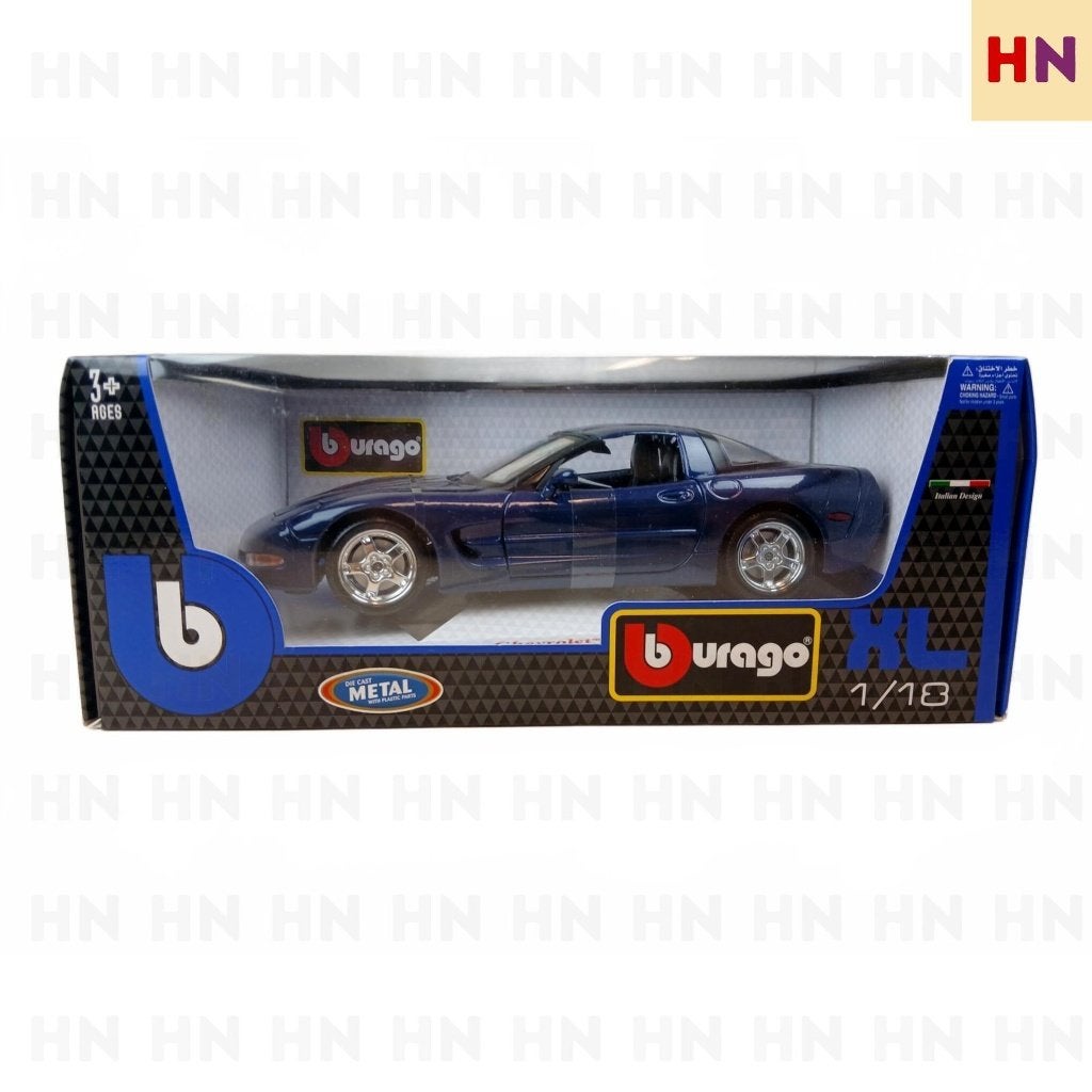 Bburago 1:18 Chevrolet Corvette & Dodge Viper GTS, Ophalen, Zo goed als nieuw, Auto, Bburago
